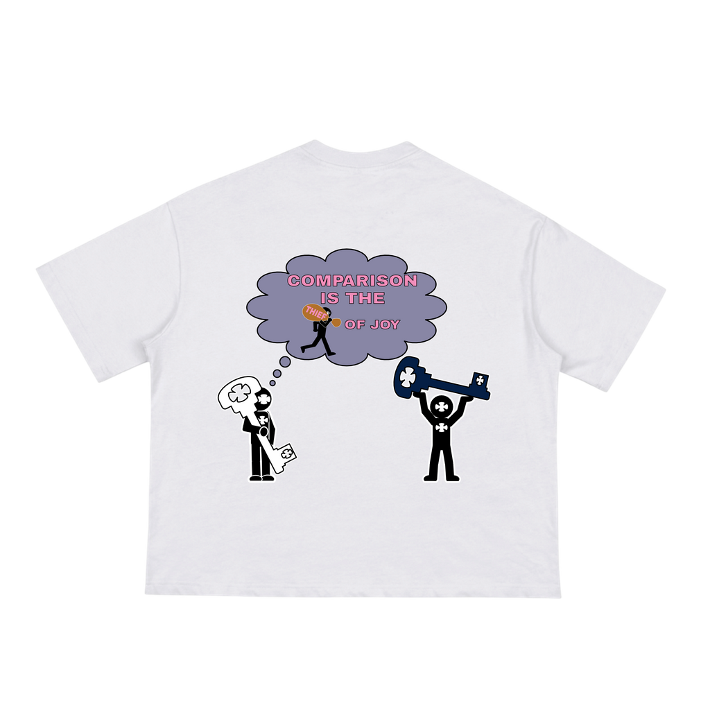 Comparison Boxy Off Shoulder T-shirts