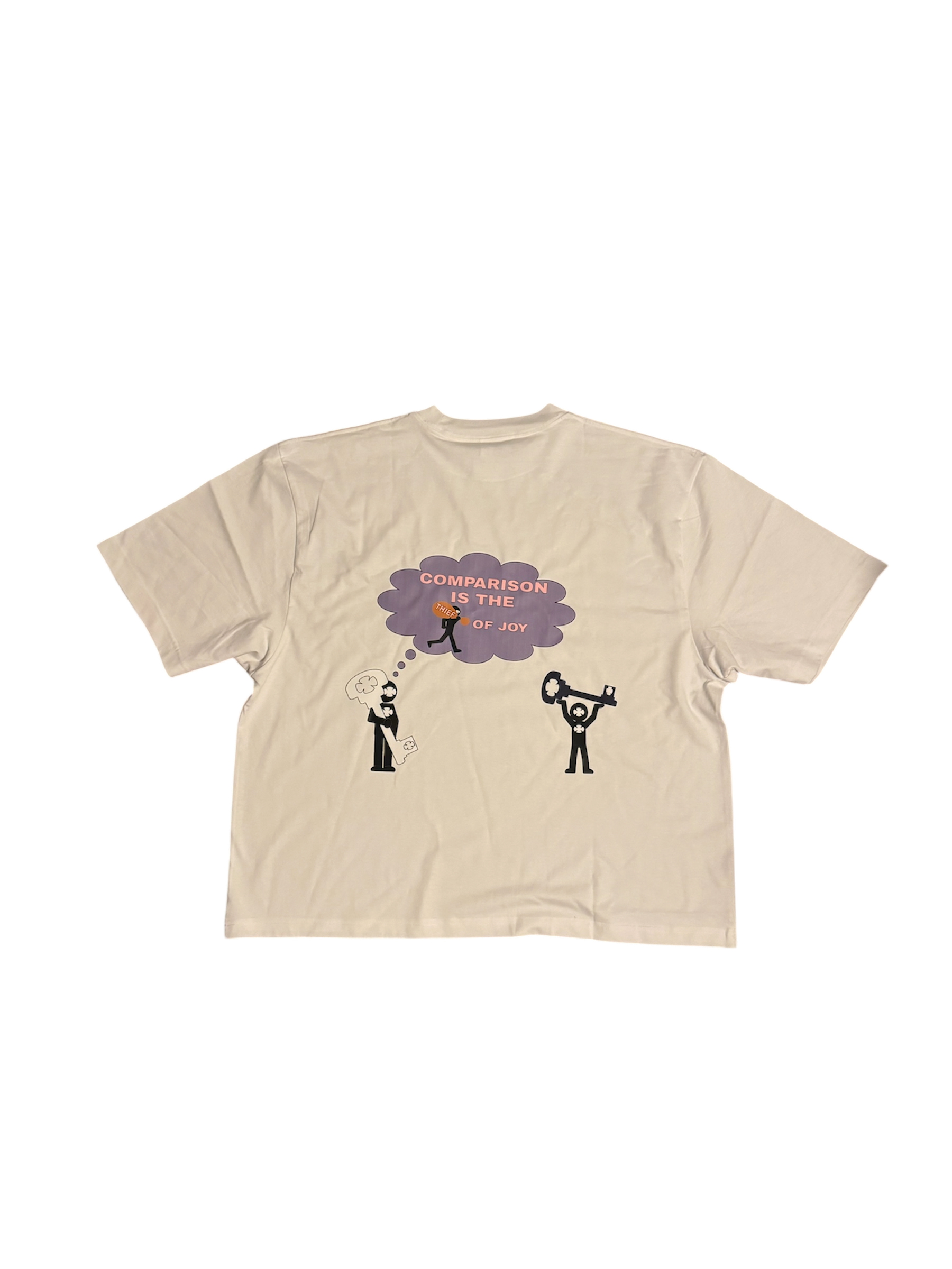 Comparison Boxy Off Shoulder T-shirts